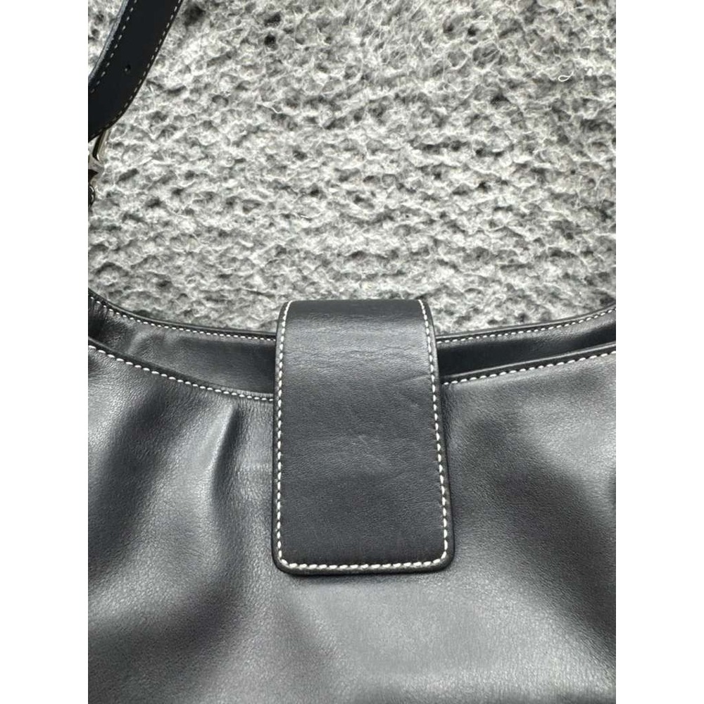 Vintage Coach Women s Hamptons Cowhide Leather Hobo Bag Black H0S-7783 - Picture 5 of 13